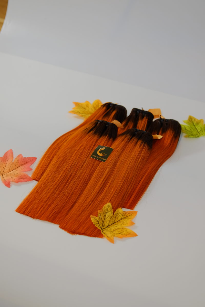 Bone Straight Ombre Orange - Image 4